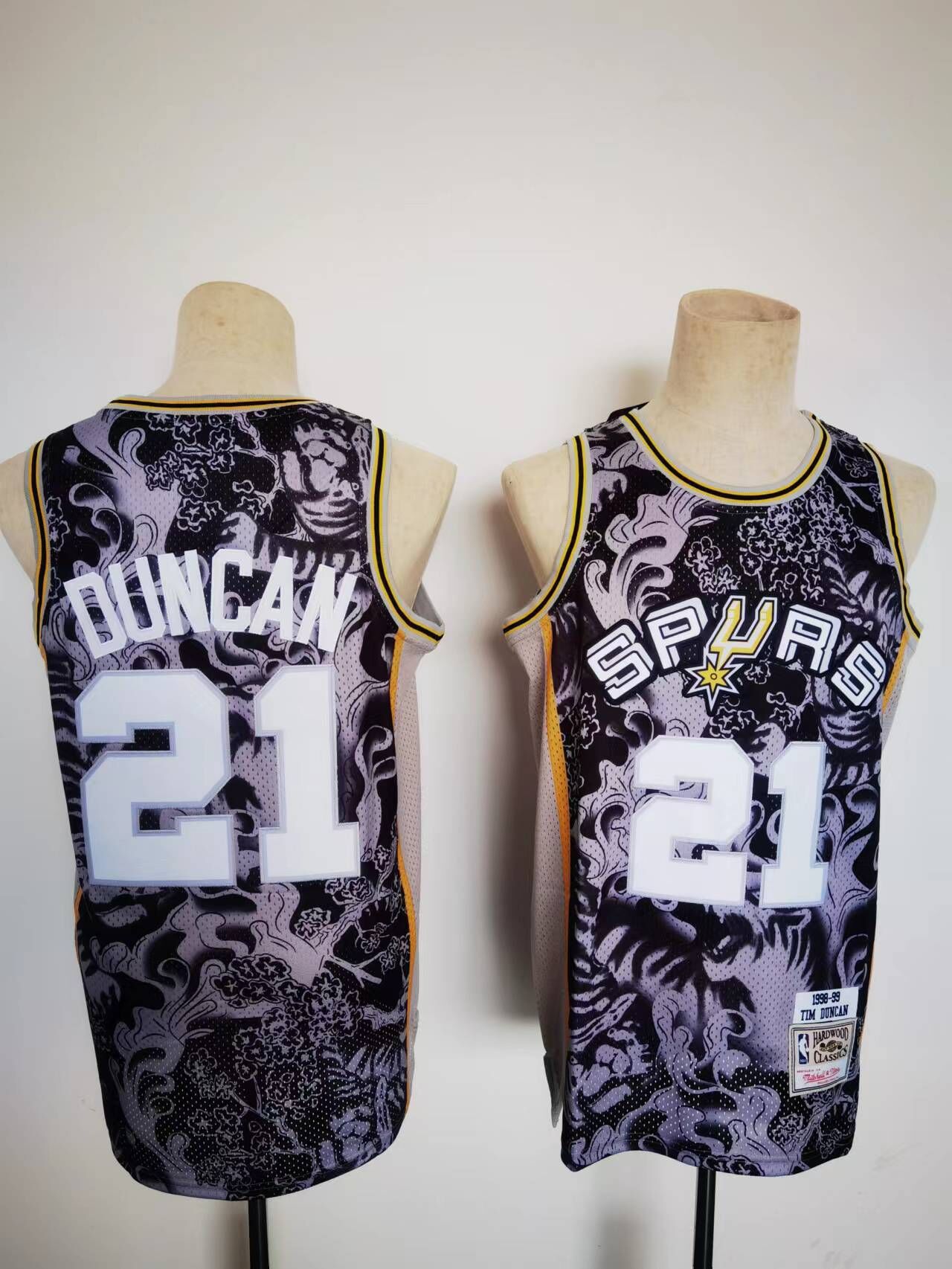Men San Antonio Spurs #21 Duncan Black 2022 Lunar New Year Tiger Cny NBA Jersey->los angeles lakers->NBA Jersey